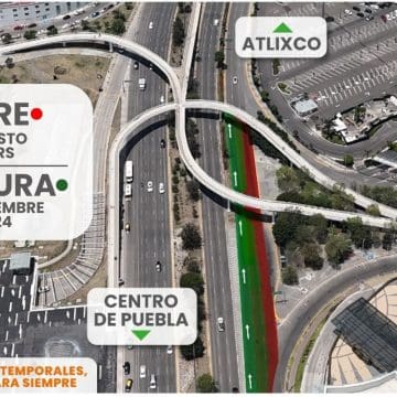 Habrá reducción de carriles en la vía Atlixcáyotl, sentido a Atlixco