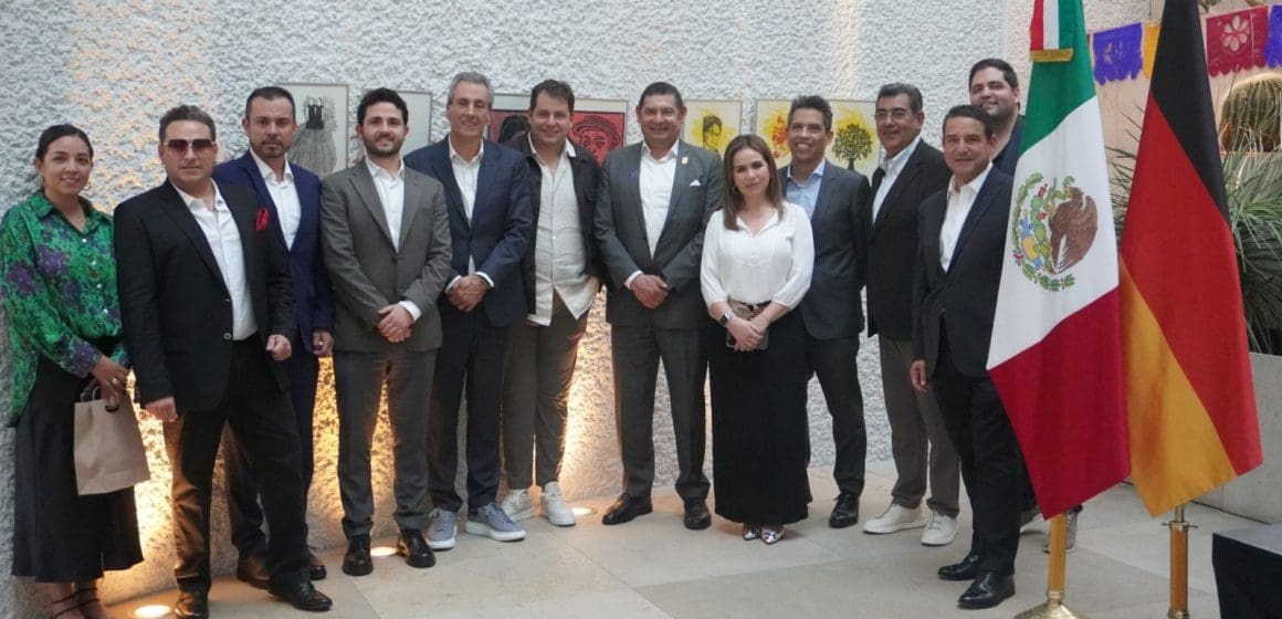 Armenta promueve cooperación internacional con Alemania para la innovación en Puebla