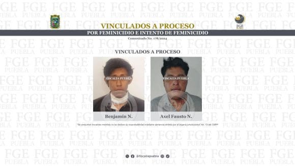 Vinculados a proceso por feminicidio e intento de feminicidio