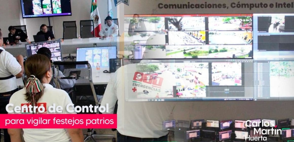 Instalan Centro de Control para vigilar festejos patrios en Puebla