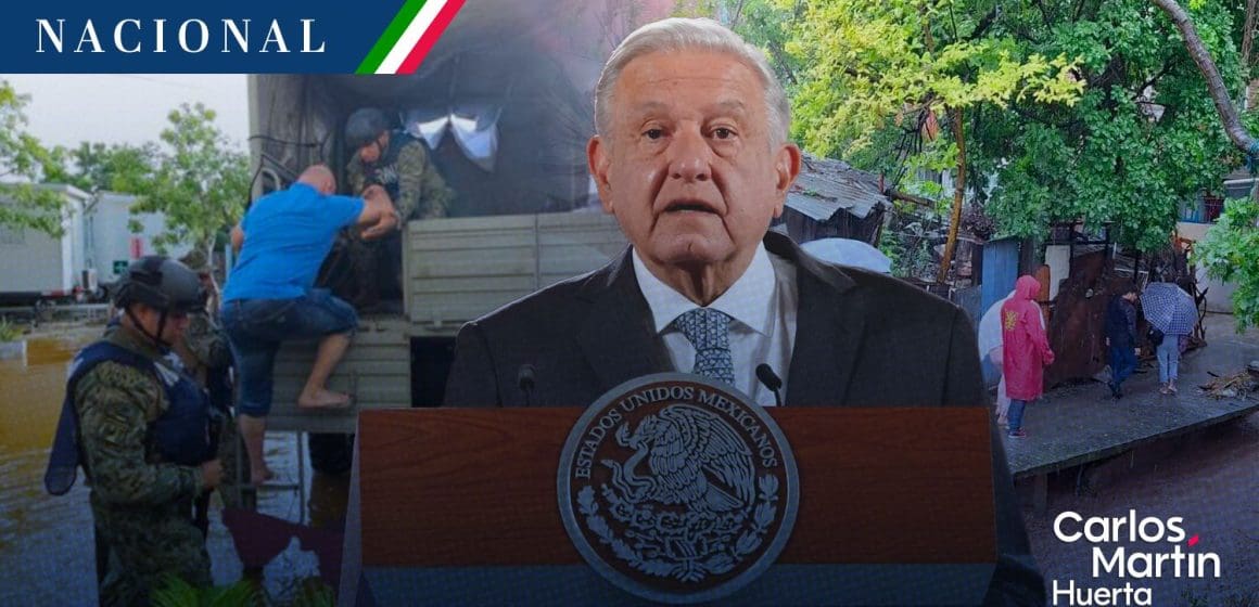 Fuerzas armadas atienden a la población afectada por John en Guerrero: AMLO