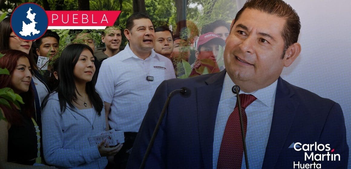 Alejandro Armenta asegura estar al lado del pueblo y con el corazón en la 4T