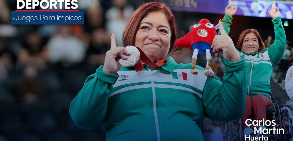 Amalia Pérez conquista el broce en para powerlifting en París 2024