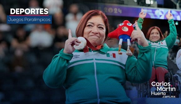 Amalia Pérez conquista el broce en para powerlifting en París 2024