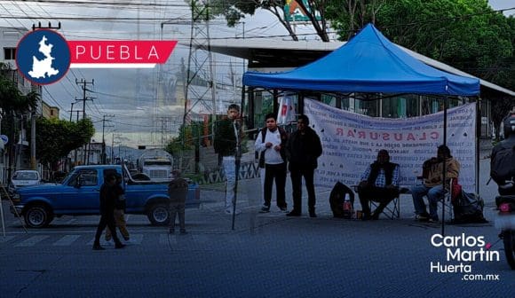 Se cumplen 24 horas del bloqueo de ejidatarios en Valsequillo y Las Torres