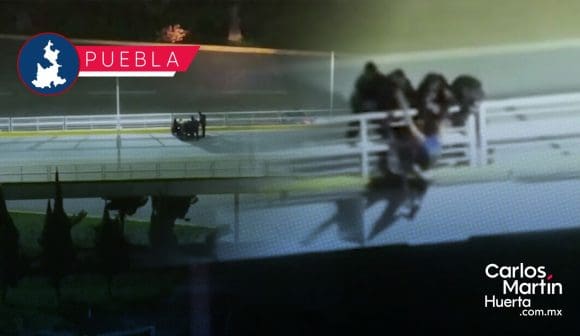 Borracho intenta suicidarse en el Boulevard Hermanos Serdán; policías lo impiden