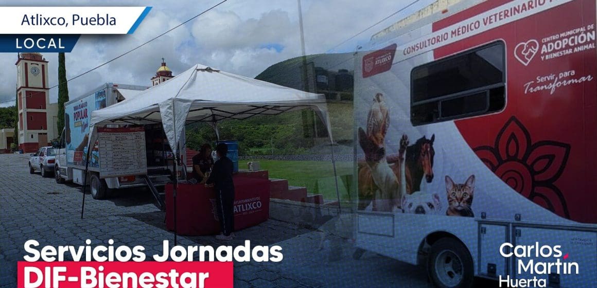 Conoce los servicios de las Jornadas DIF-Bienestar en Atlixco