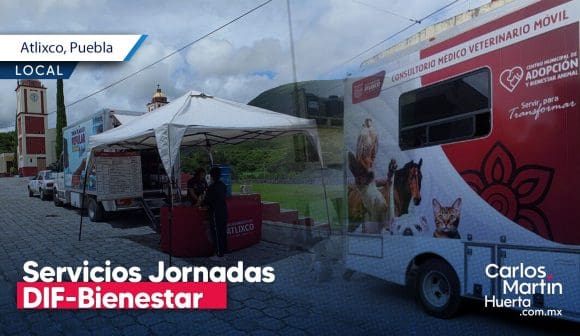 Conoce los servicios de las Jornadas DIF-Bienestar en Atlixco