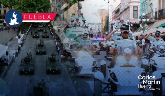 Poblanos disfrutan desfile por el 214 aniversario de la Independencia