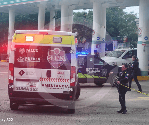 Por problemas pasionales un hombre atacó a balazos a su ex pareja en gasolinera