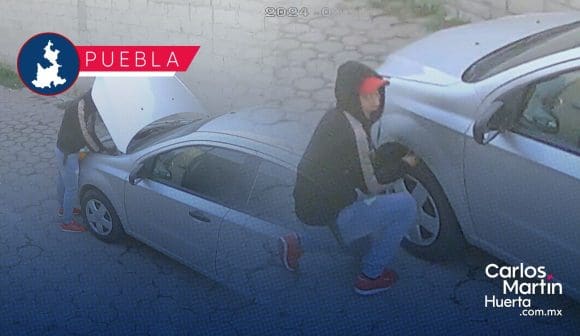 En segundos, roban computadora de auto en San Pablo Xochimehuacan