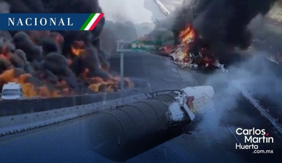 Explota pipa - Jalisco Explota pipa en puente de Sayula, Jalisco