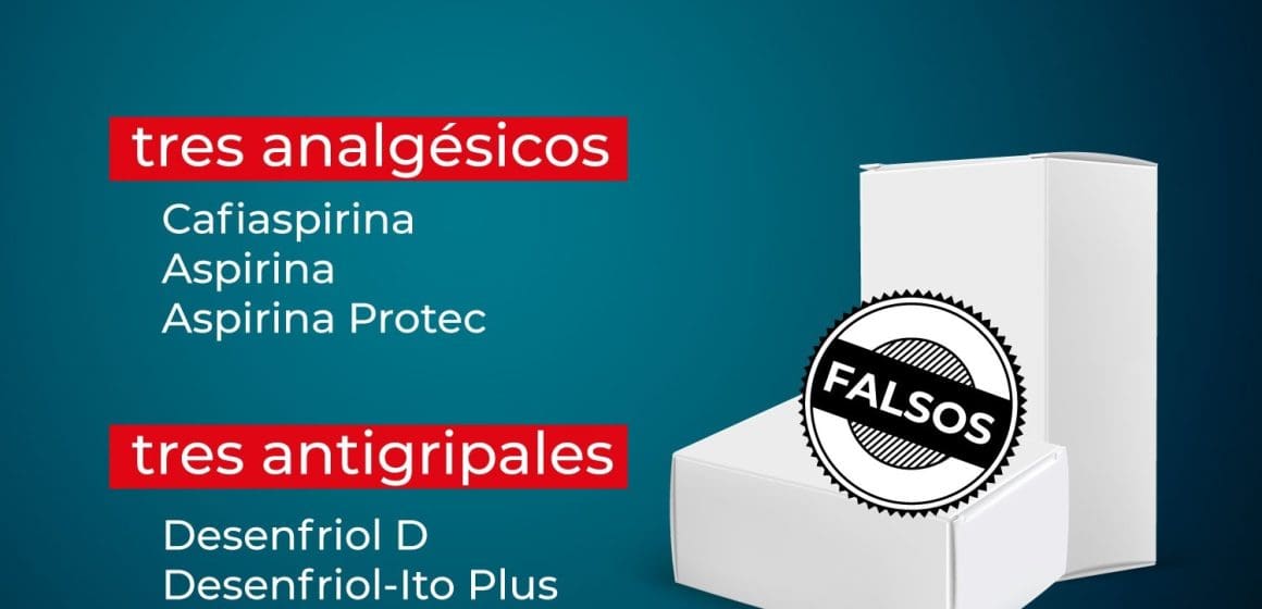 Cofepris alerta sobre falsificación de analgésicos: Cafiaspirina, Aspirina; antigripales Desenfriol y Tabcin