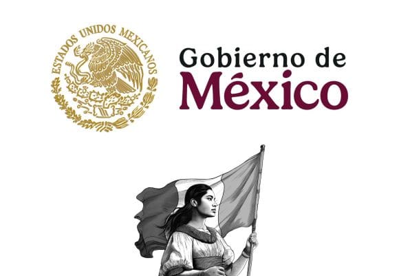 Una joven será el emblema de la primera mujer presidenta de México Claudia Sheinbaum