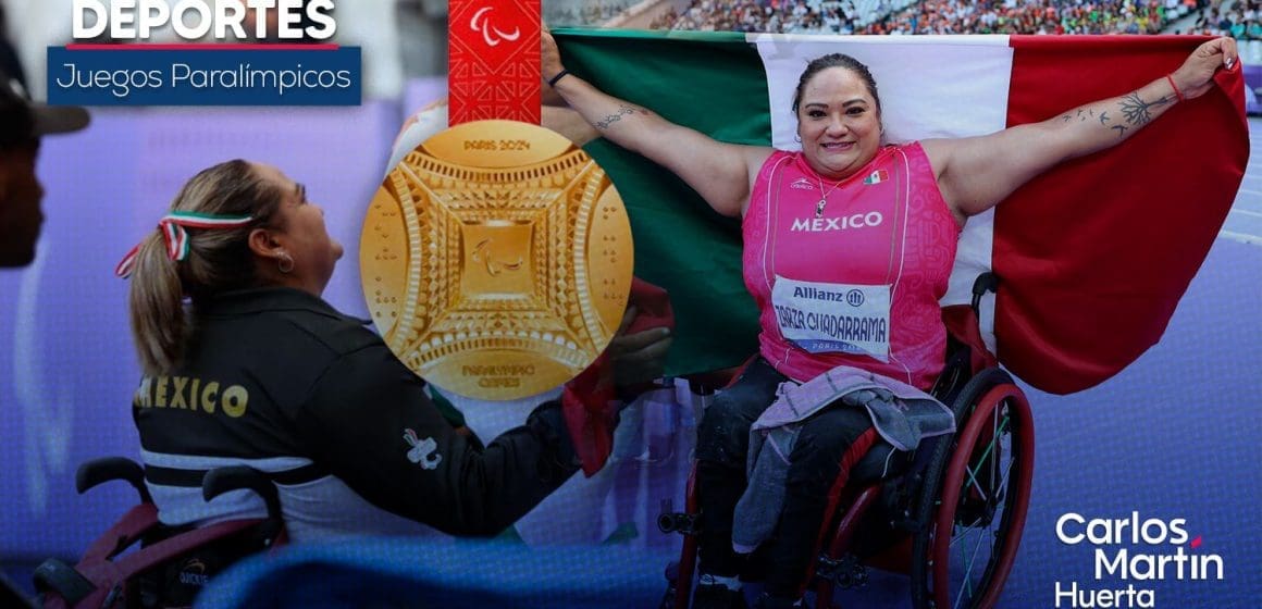 Gloria Zarza conquista medalla de oro en impulso de bala en París 2024