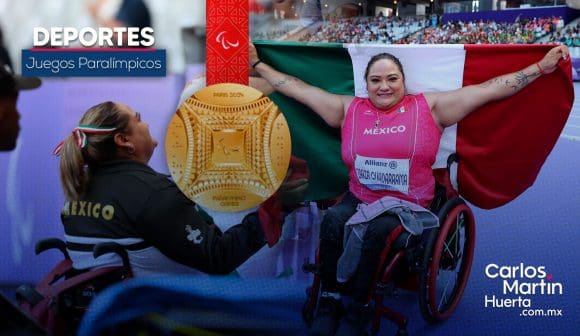 Gloria Zarza conquista medalla de oro en impulso de bala en París 2024