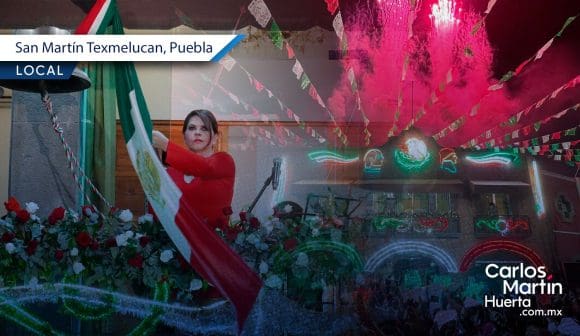 Así se celebró el grito de independencia en Texmelucan