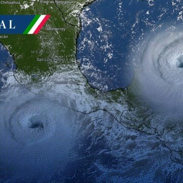 ‘John’ se intensificó a huracán categoría 1; Helene es categoría 2