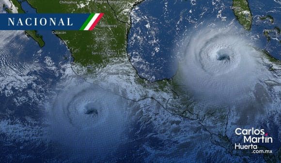 ‘John’ se intensificó a huracán categoría 1; Helene es categoría 2