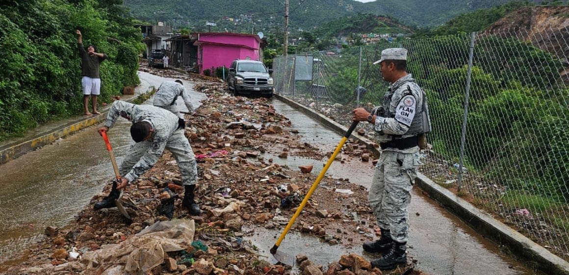 Lluvias por John en Guerrero representaron el 80% de las generadas en un año