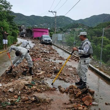 Lluvias por John en Guerrero representaron el 80% de las generadas en un año