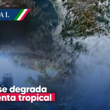 ‘John’ se degrada a tormenta tropical en tierra sobre Guerrero