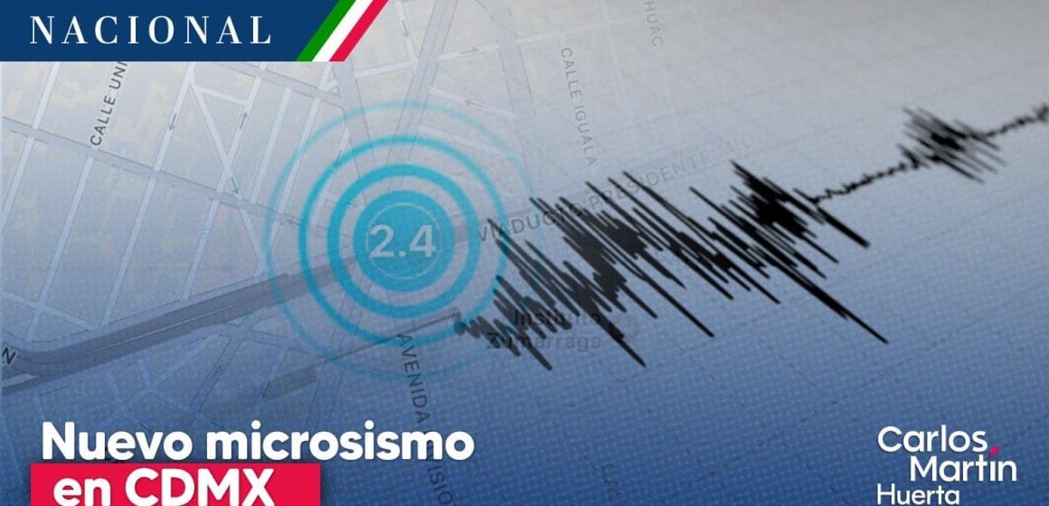 Se registra nuevo microsismo en CDMX; suman tres