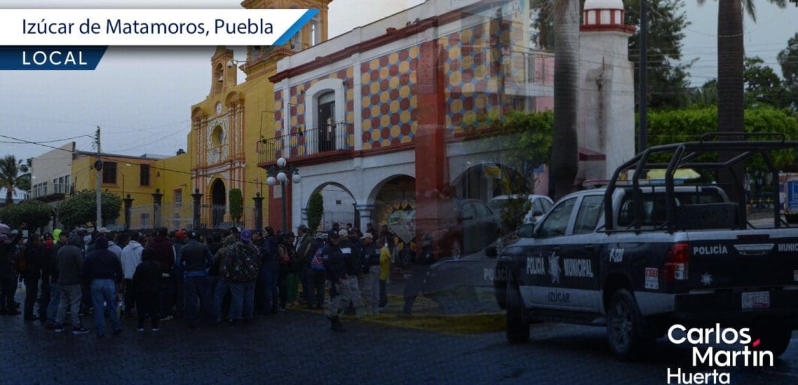 Policías de Izúcar de Matamoros mantienen paro por falta de pago