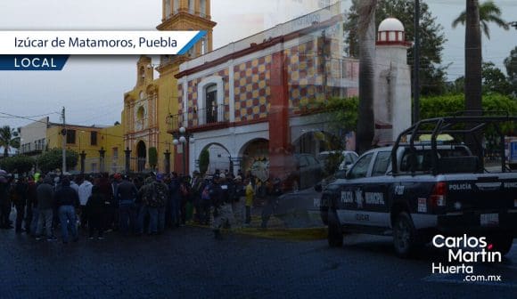 Policías de Izúcar de Matamoros mantienen paro por falta de pago