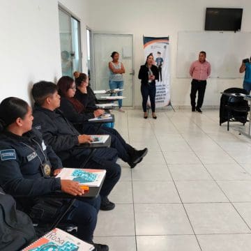 Prevalece capacitación continua a policías de San Andrés Cholula