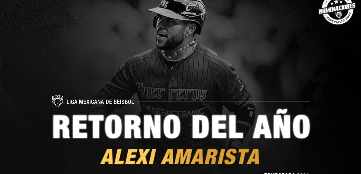 Alexi “El Ninja” Amarista el Retorno del Año en Liga Mexicana