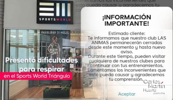 Muere un hombre mientras se ejercitaba en un gimnasio del Triangulo