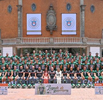 Los Aztecas de la UDLAP se declaran listos para el arranque de la Temporada 2024 de la ONEFA