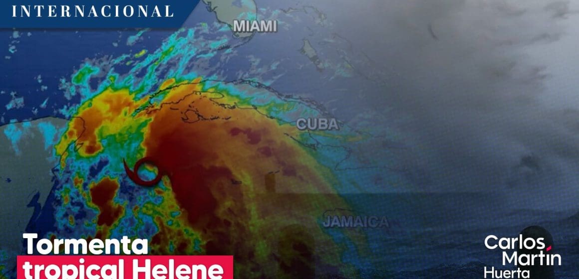 Tormenta tropical Helene se forma en el océano Atlántico