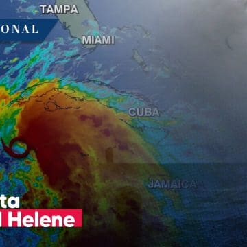 Tormenta tropical Helene se forma en el océano Atlántico