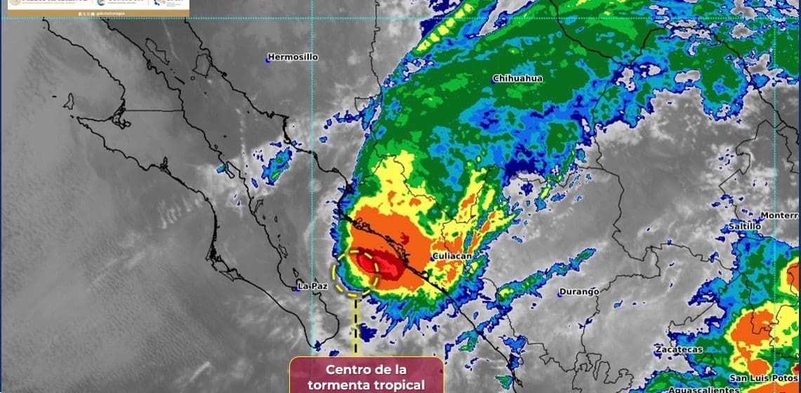 Tormenta tropical ‘Ileana’ producirá lluvias torrenciales