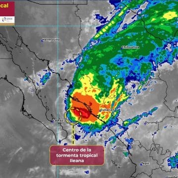 Tormenta tropical ‘Ileana’ producirá lluvias torrenciales