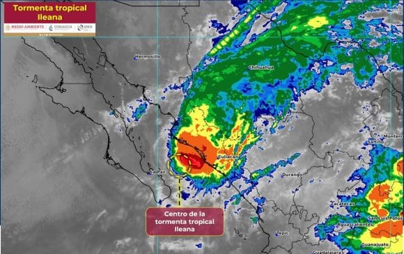 Tormenta tropical Ileana Tormenta tropical ‘Ileana’ producirá lluvias torrenciales