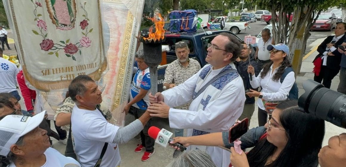 La Antorcha Guadalupana llegó a la ciudad de Puebla