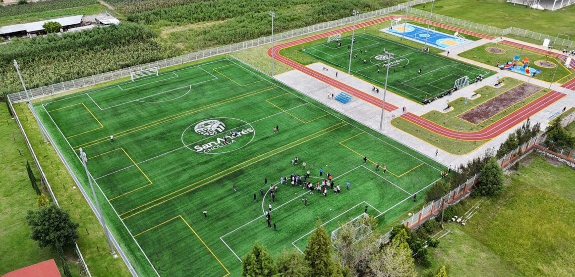 Inauguran nuevo deportivo en San Antonio Cacalotepec