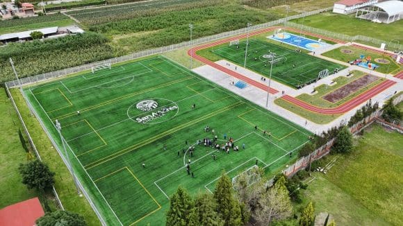 Inauguran nuevo deportivo en San Antonio Cacalotepec