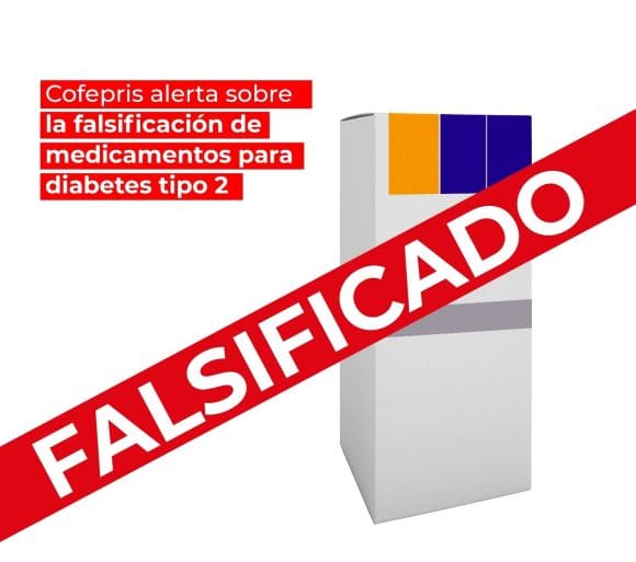 Cofepris alerta sobre la falsificación de medicamentos para diabetes tipo 2