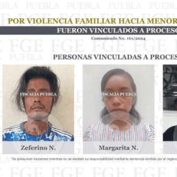 Por violencia familiar hacia menores de edad, fueron vinculados a proceso