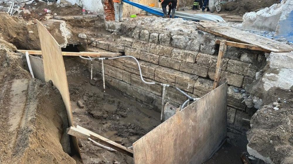 INAH localiza vestigios arquitectónicos de la antigua muralla del puerto de Veracruz