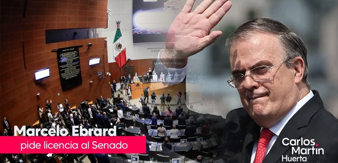 Senado avala licencia a Marcelo Ebrard