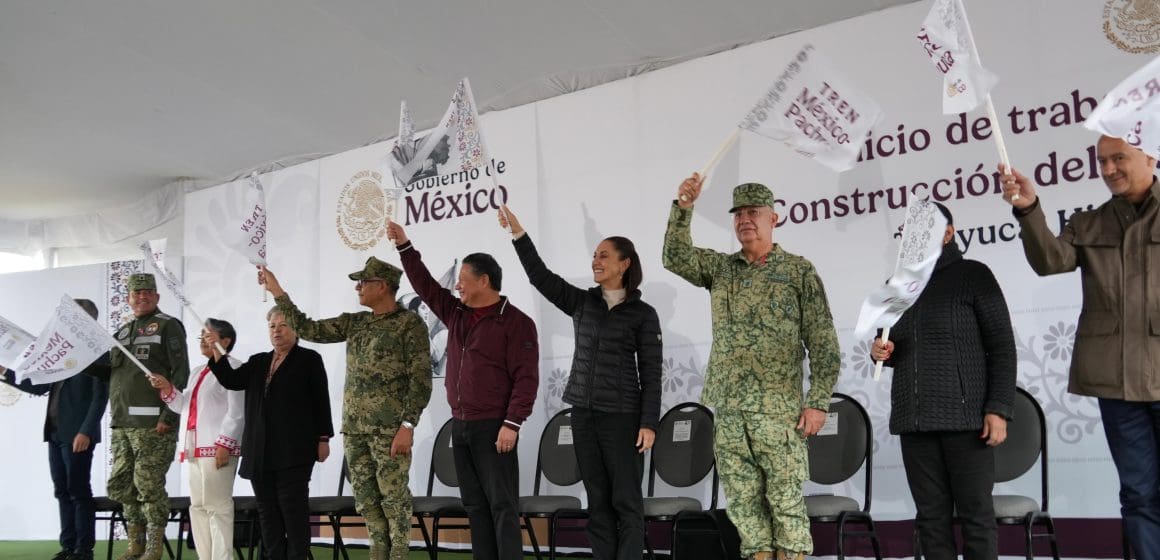 Claudia Sheinbaum encabeza inicio de trabajos para construcción del Tren México-Pachuca