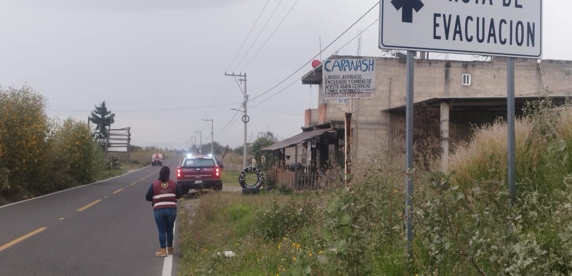 Mantiene gobierno estatal acciones preventivas del volcán Popocatépetl