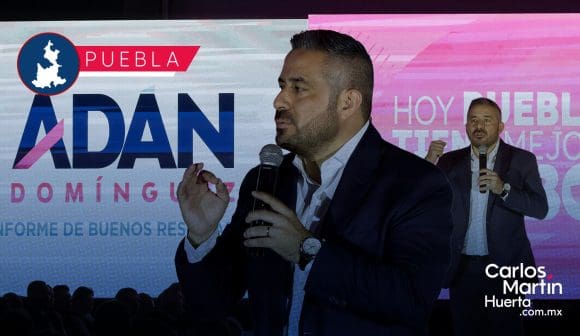 Adán Domínguez rinde informe; destaca avances en seguridad, obras y salud