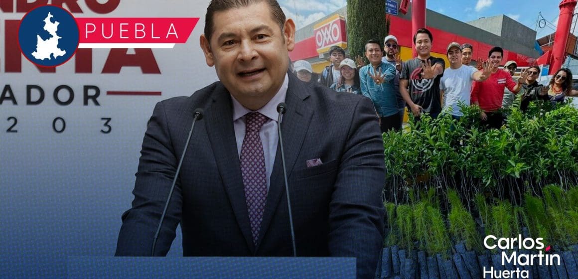 Alejandro Armenta entrega más de 3 mil árboles con programa “Sembremos Esperanza”