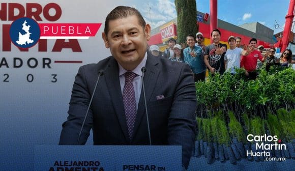 Alejandro Armenta entrega más de 3 mil árboles con programa “Sembremos Esperanza”